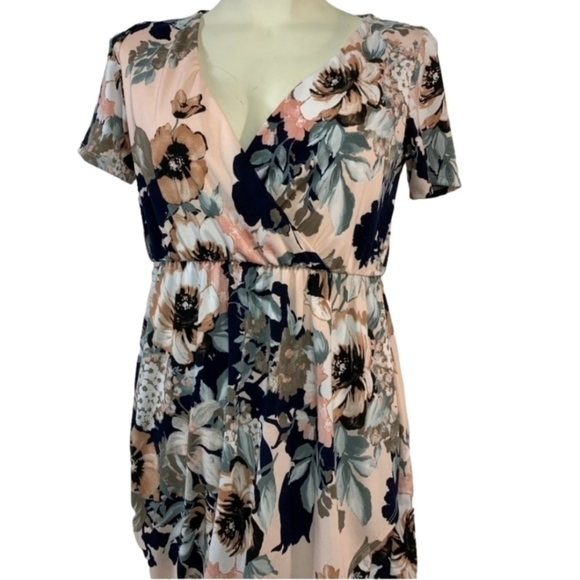 NWT Vanilla Bay Garden Gala High Low Maxi - Picture 1 of 7